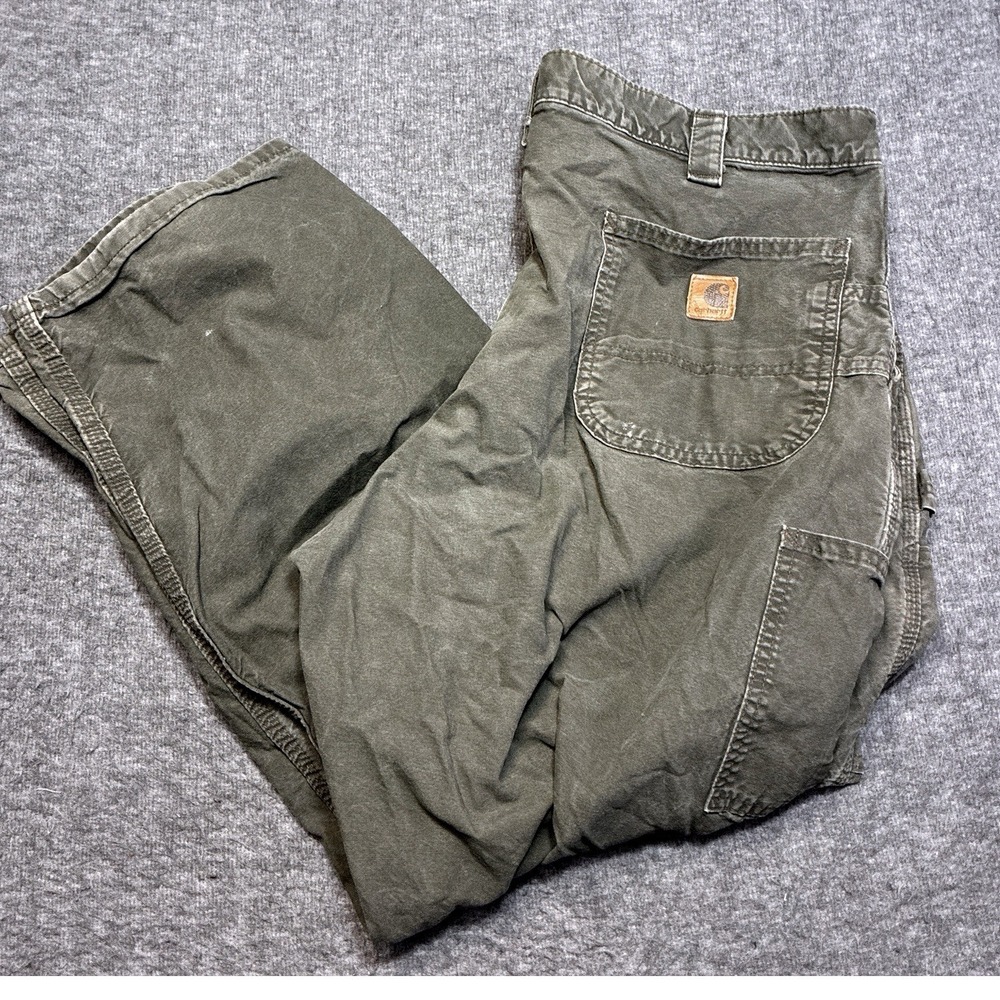 Carhartt B151 DOL Men's Carpenter Pants Workwear Dungaree Fit Size 40X30 Grunge